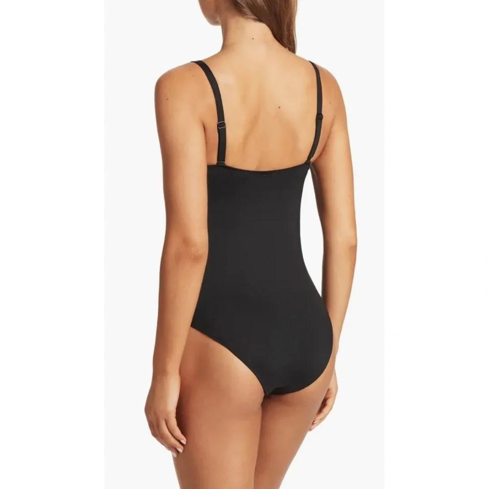 SEA LEVEL Scalloped Square Neck One-Piece Swimsuit 💖NWT💖IN STORES💖